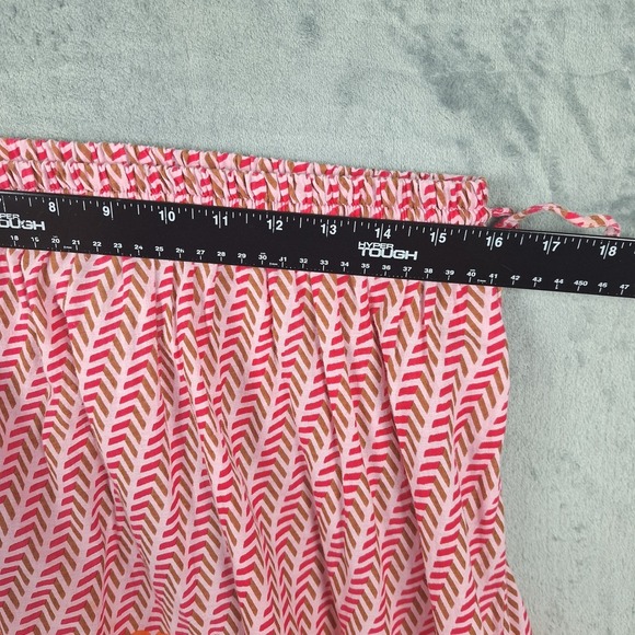 White Stag Skirt‎ Large Boho Peasant Tiered Prairie Festival Maxi Modest Sequins - Picture 6 of 9